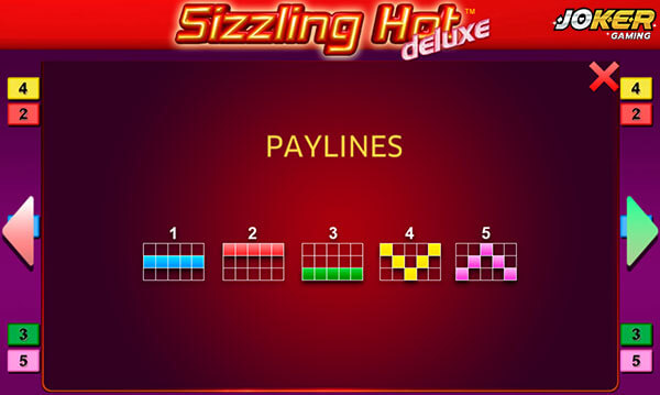 Paylines-Sizzling Hot